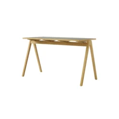 Daystak RD2 Table, honey stained beech/verde comodoro 0750