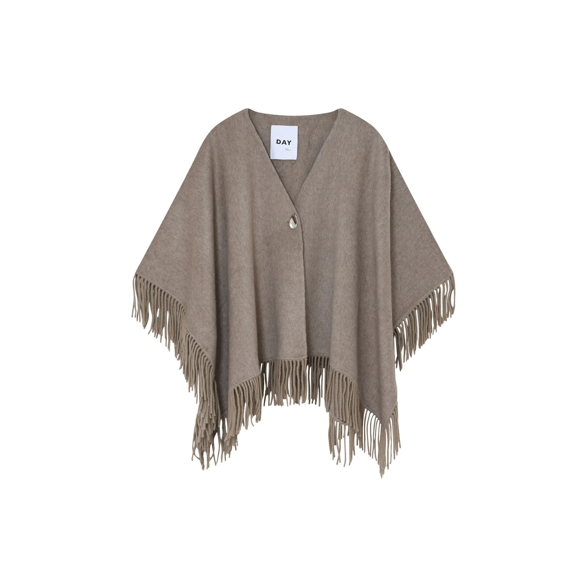 DAYSybil Fringes Double Faced Wool, beige melange