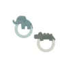 Deer Friends 2-pak bidelegetøj, green/blue