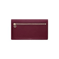 Delia Bill and card case, burgundy