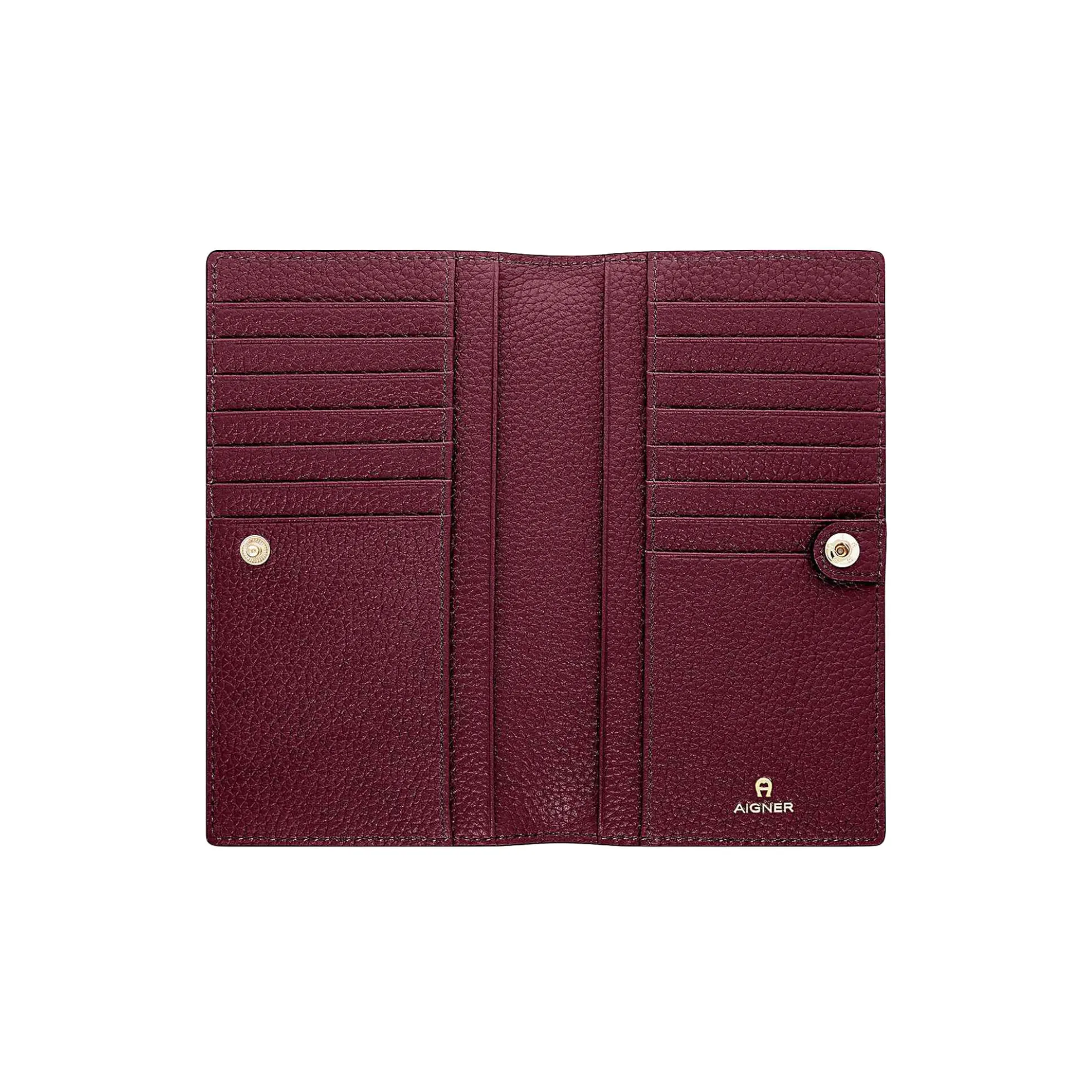 Delia Bill and card case, burgundy