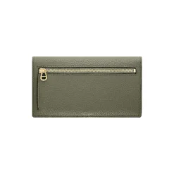 Delia bill and card case, moss green