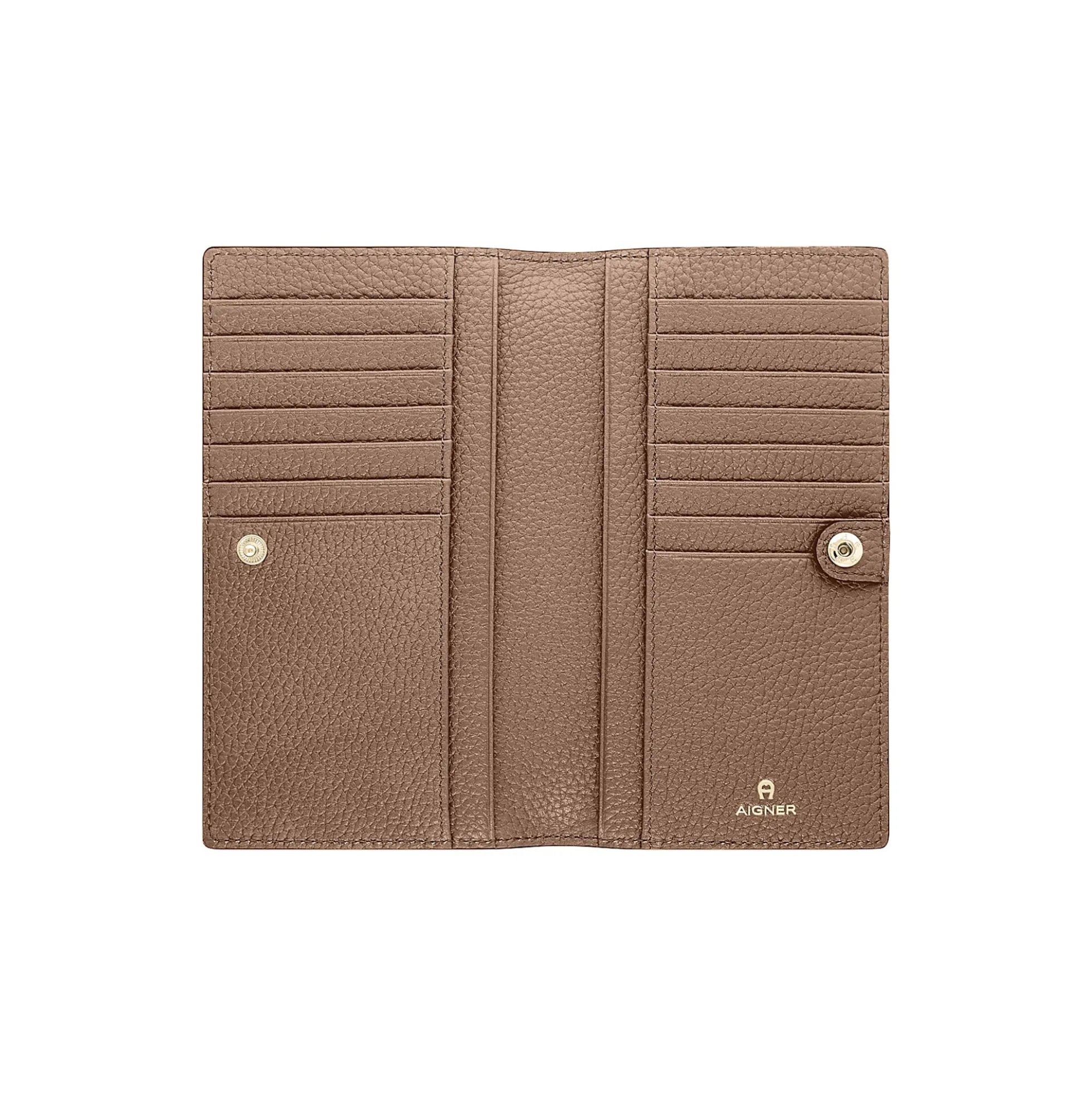 Delia bill and card case, oat beige