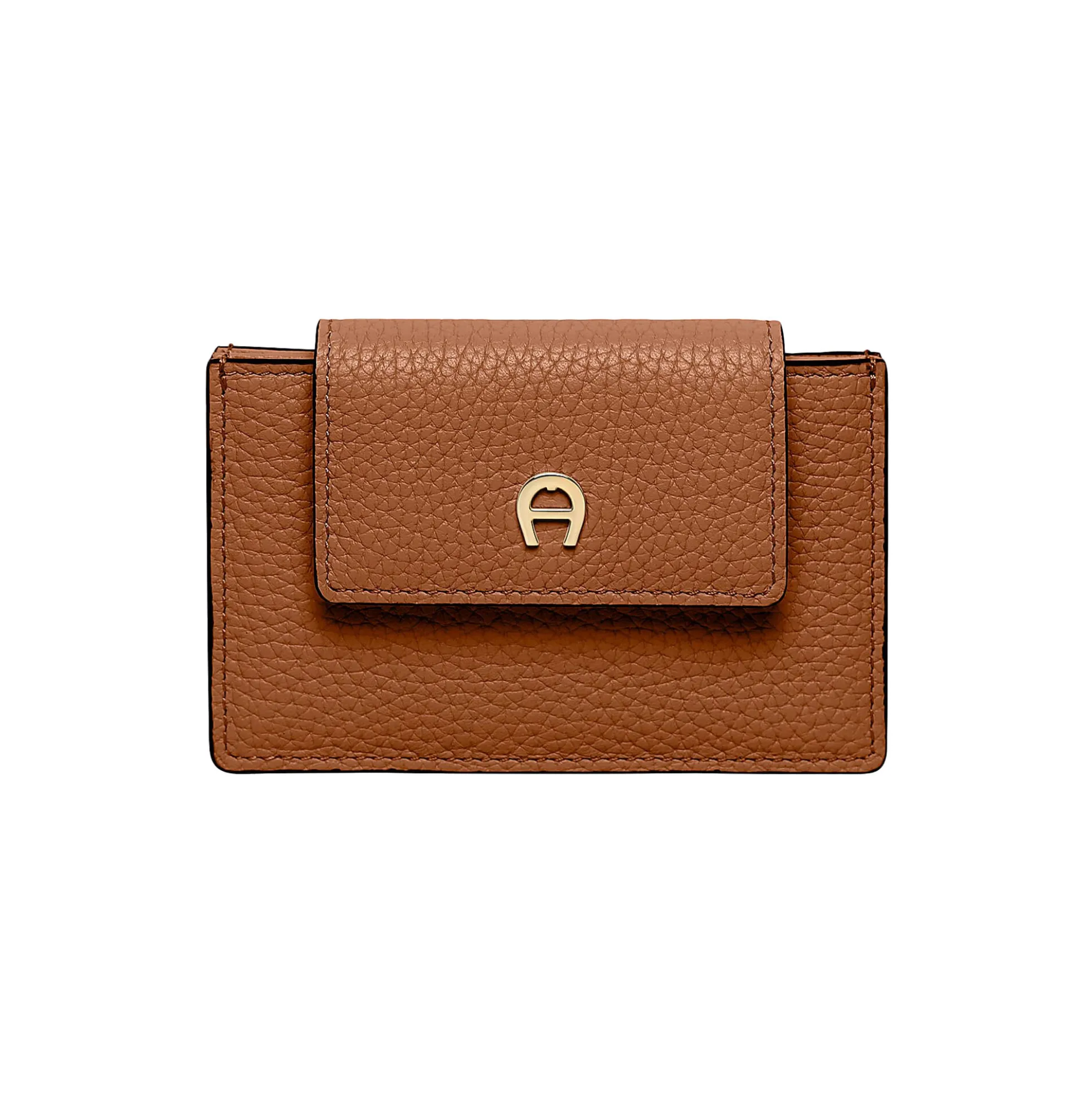 Delia Card case, cognac brown