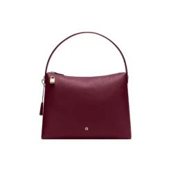 Delia Hobo Bag L, burgundy