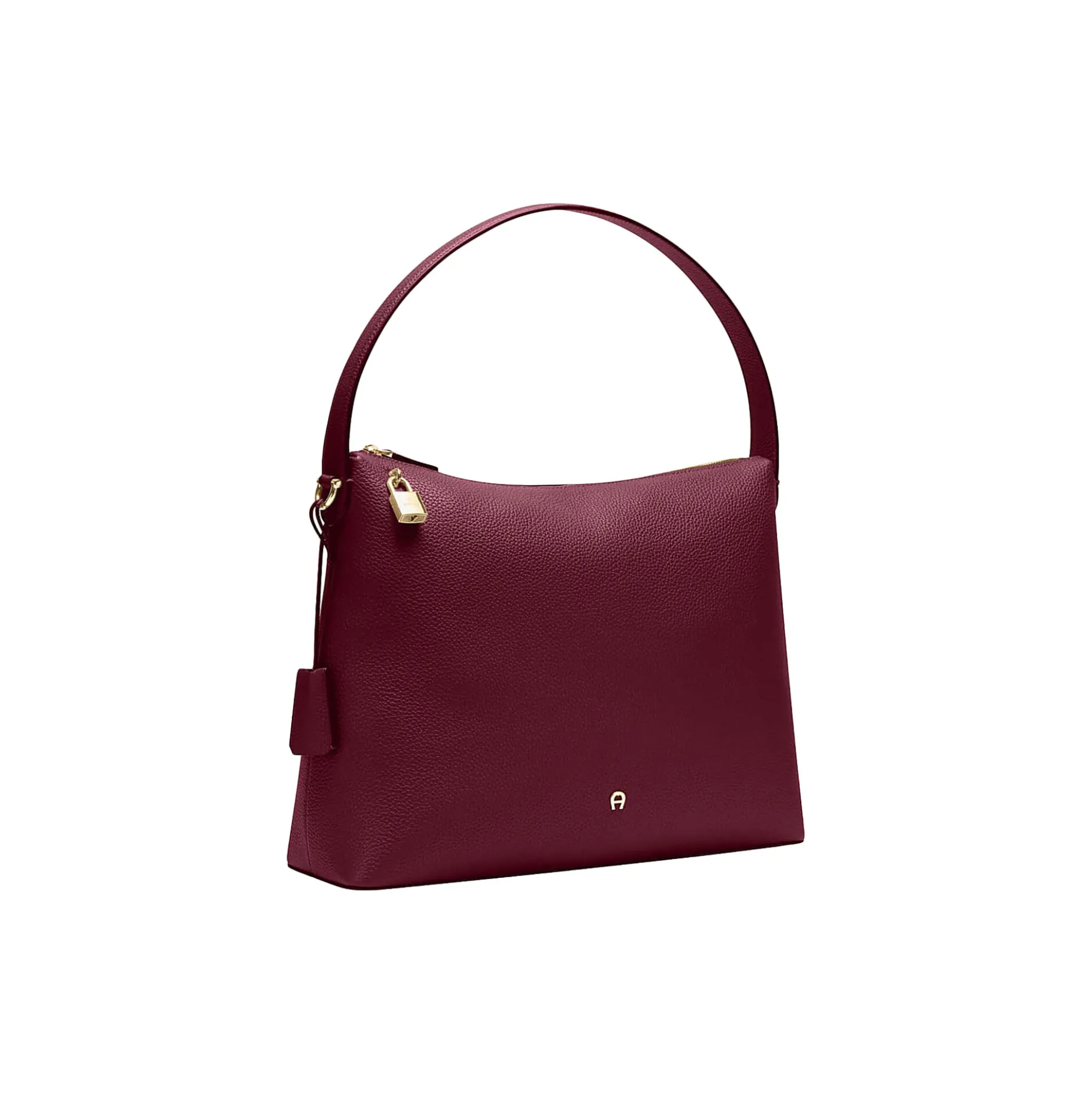 Delia Hobo Bag L, burgundy