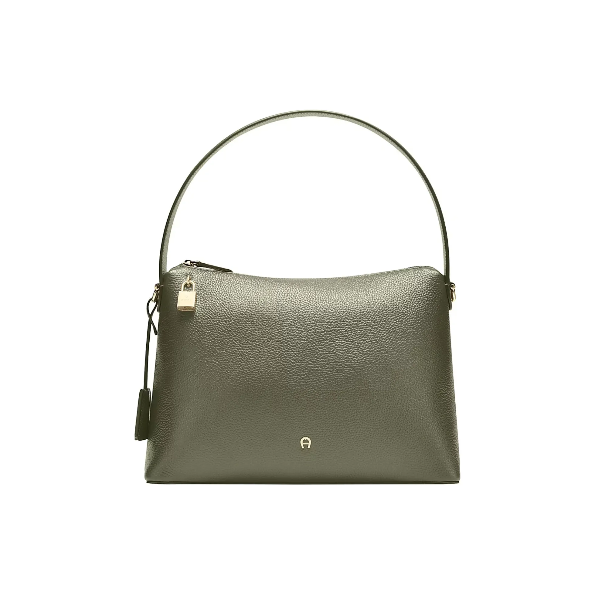 Delia Hobo Bag M, moss green