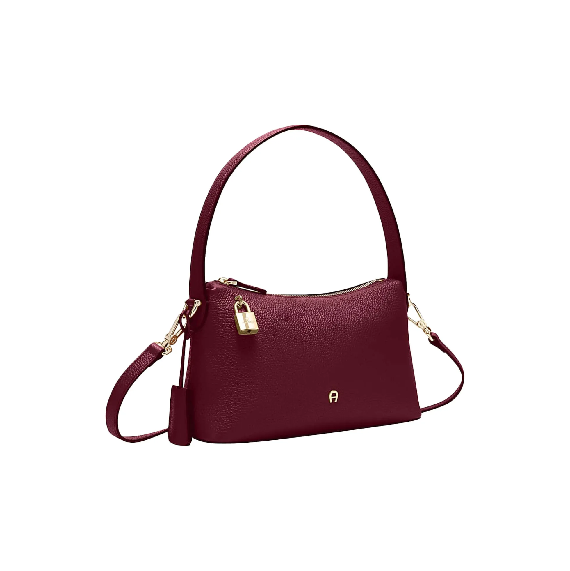 Delia Hobo Bag S, burgundy