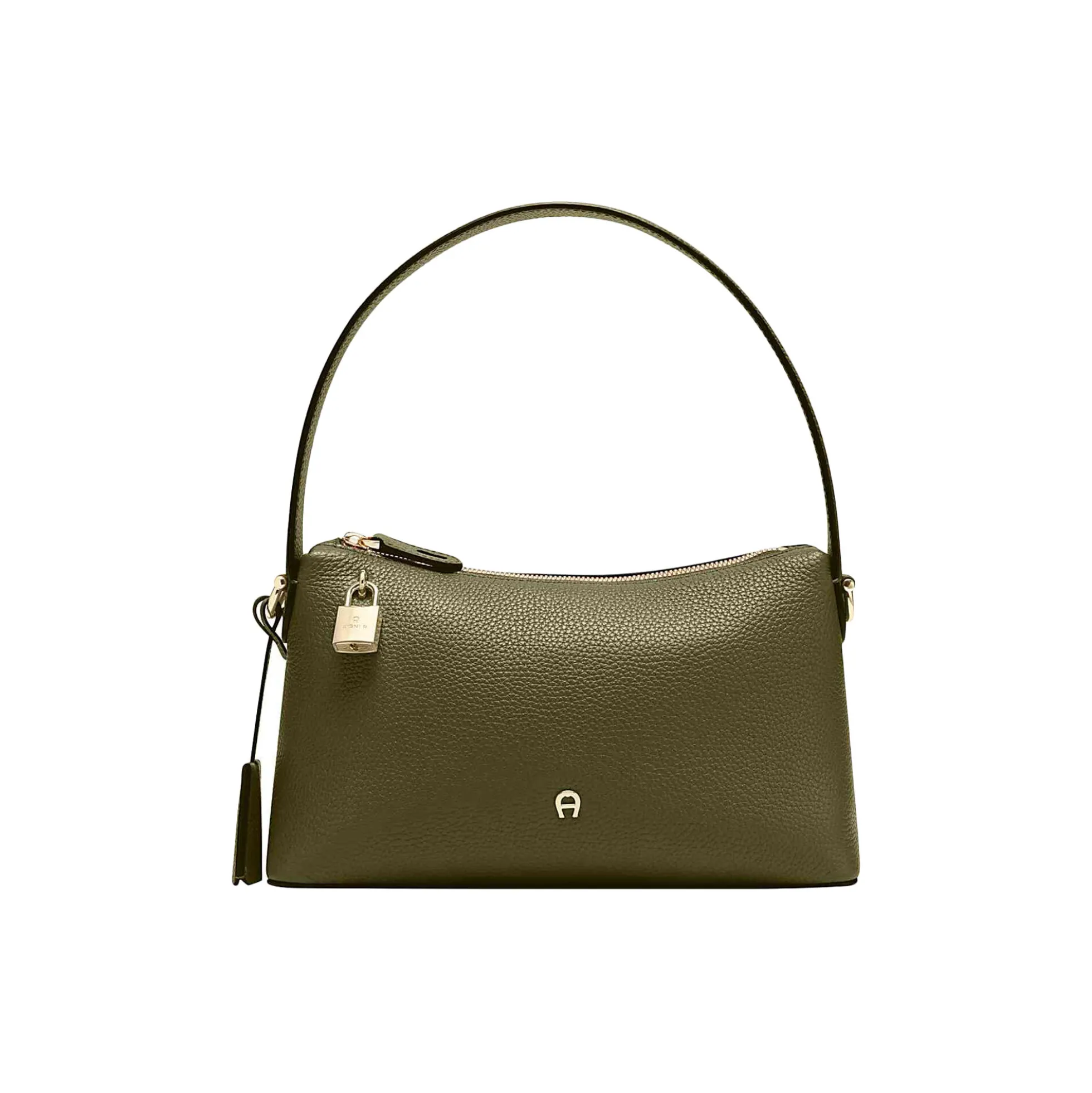 Delia Hobo Bag S, dark olive