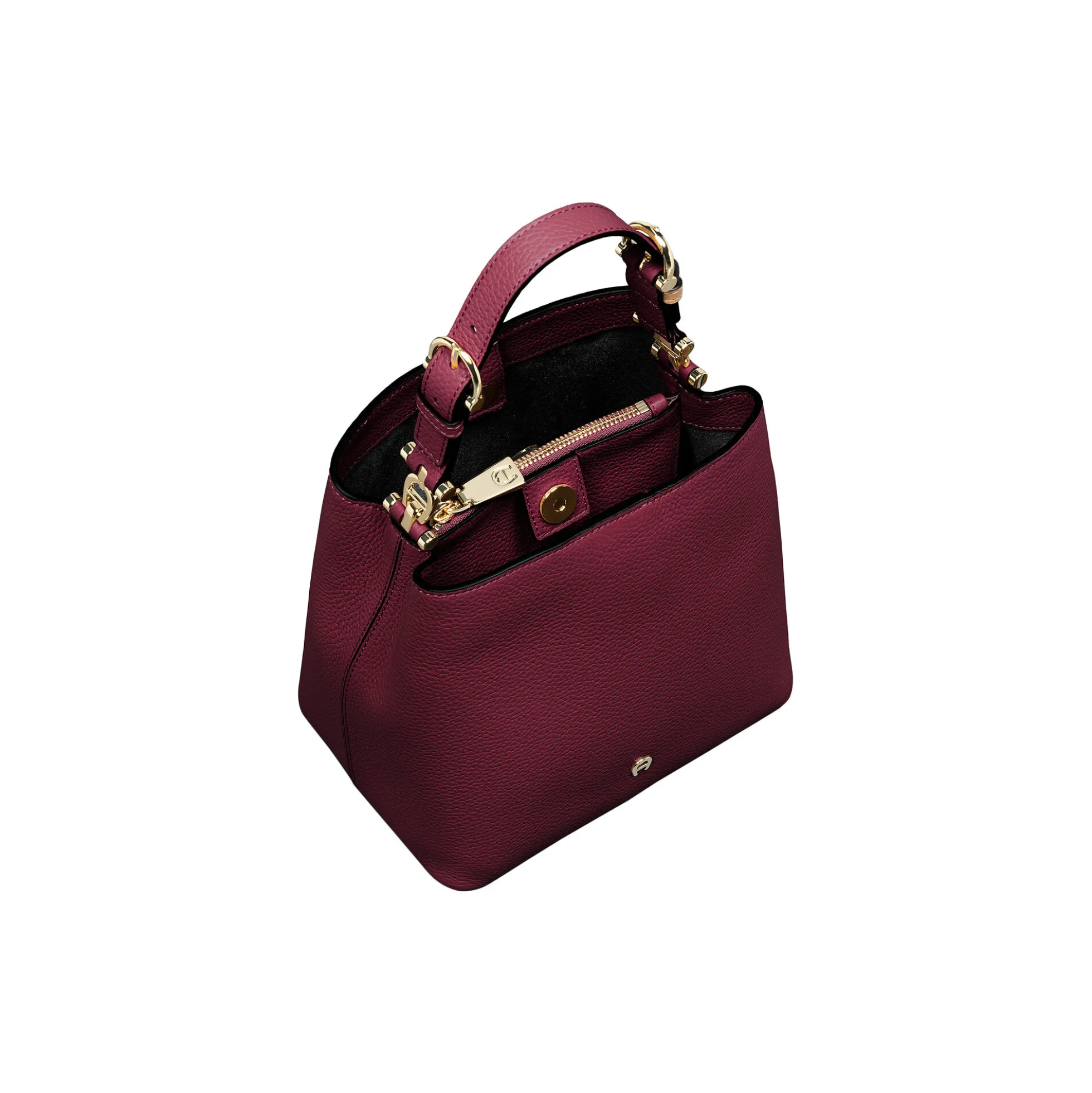 Delia S Hobo Bag, burgundy