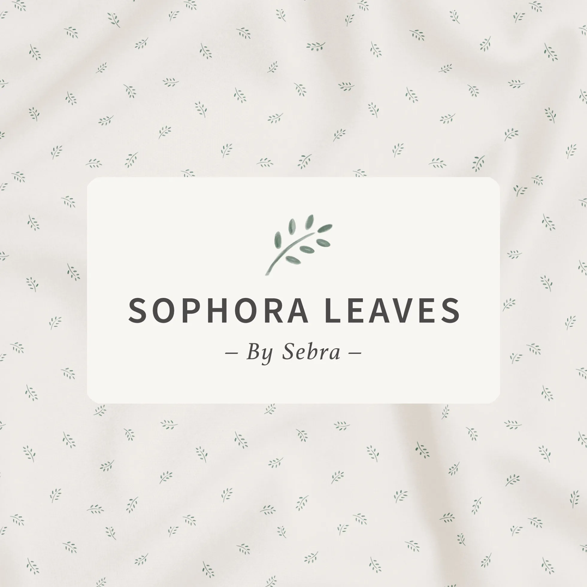 2-delt babysengetøj, sophora leaves