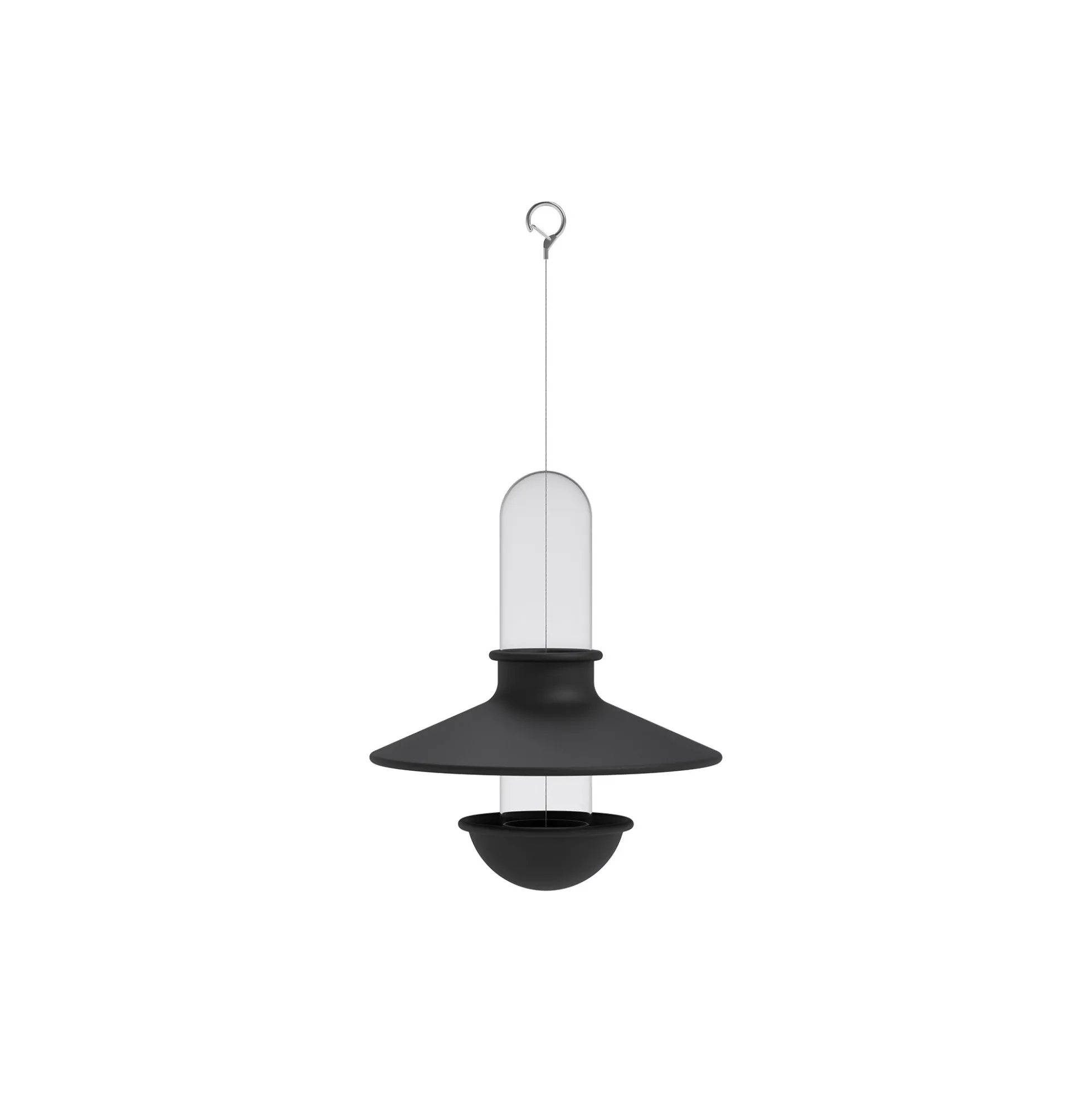 De Luxe fuglefoderautomat, black