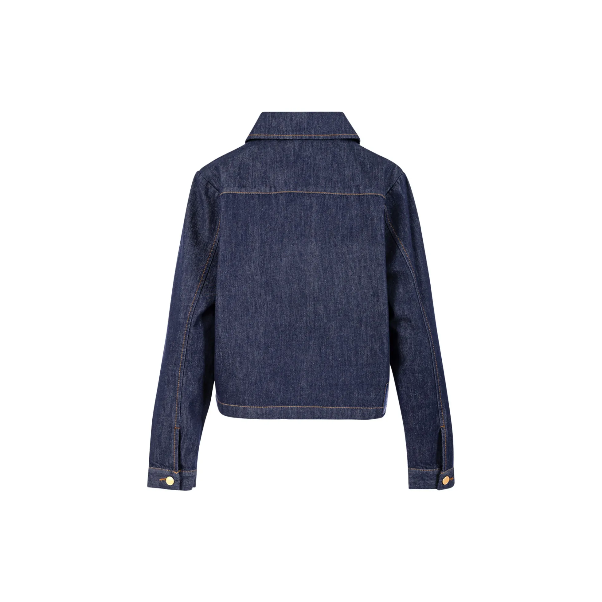 Denim jacket, dark blue denim