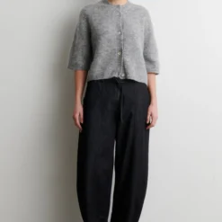 Dera Denim Cargo Trousers, black