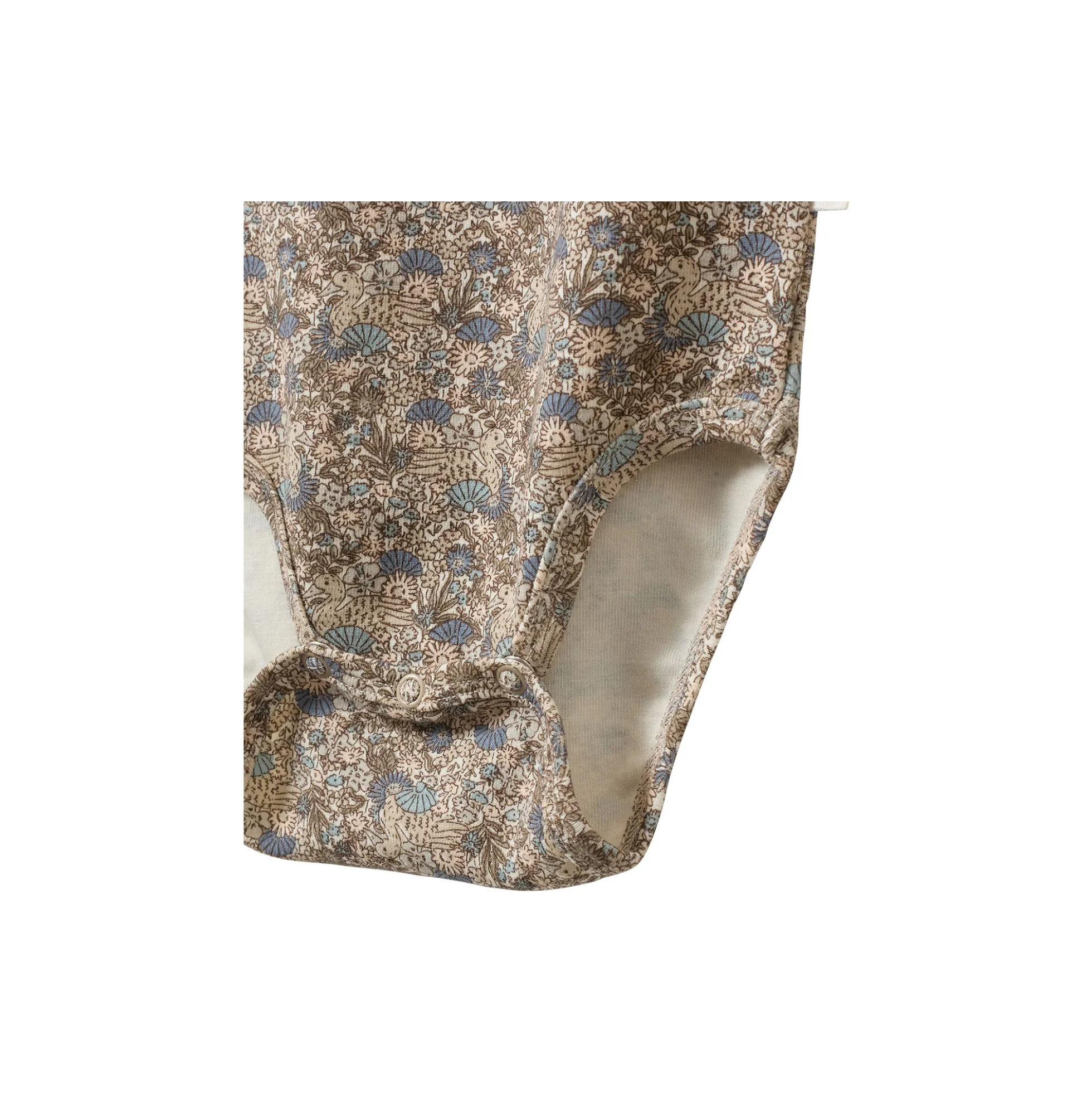 DicteKB Bodystocking, blue aop