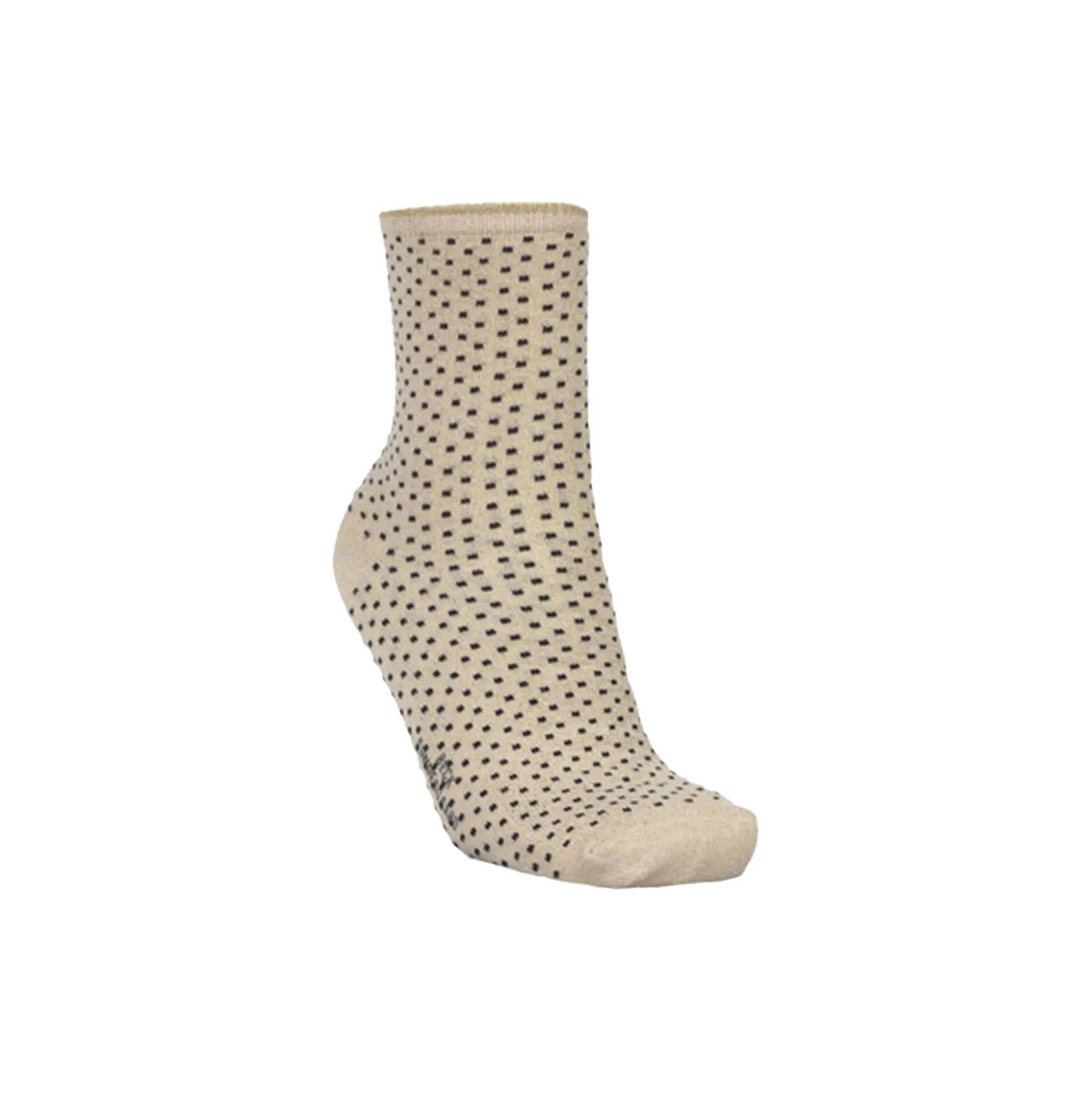 Dina Small Dots strømper, sand