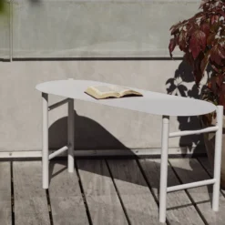 Disc bænk, soft grey