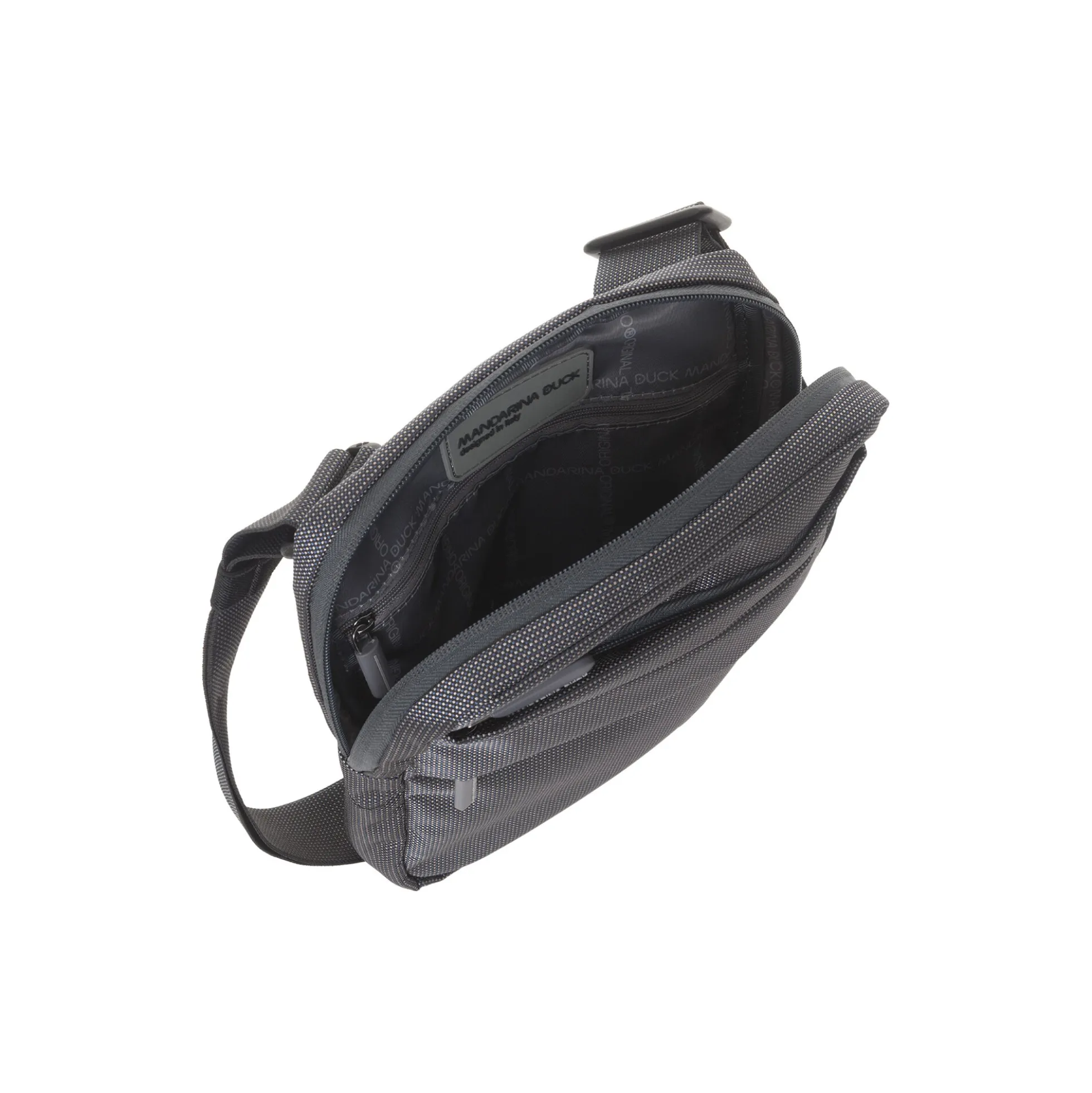 District Crossbody Bag, steel