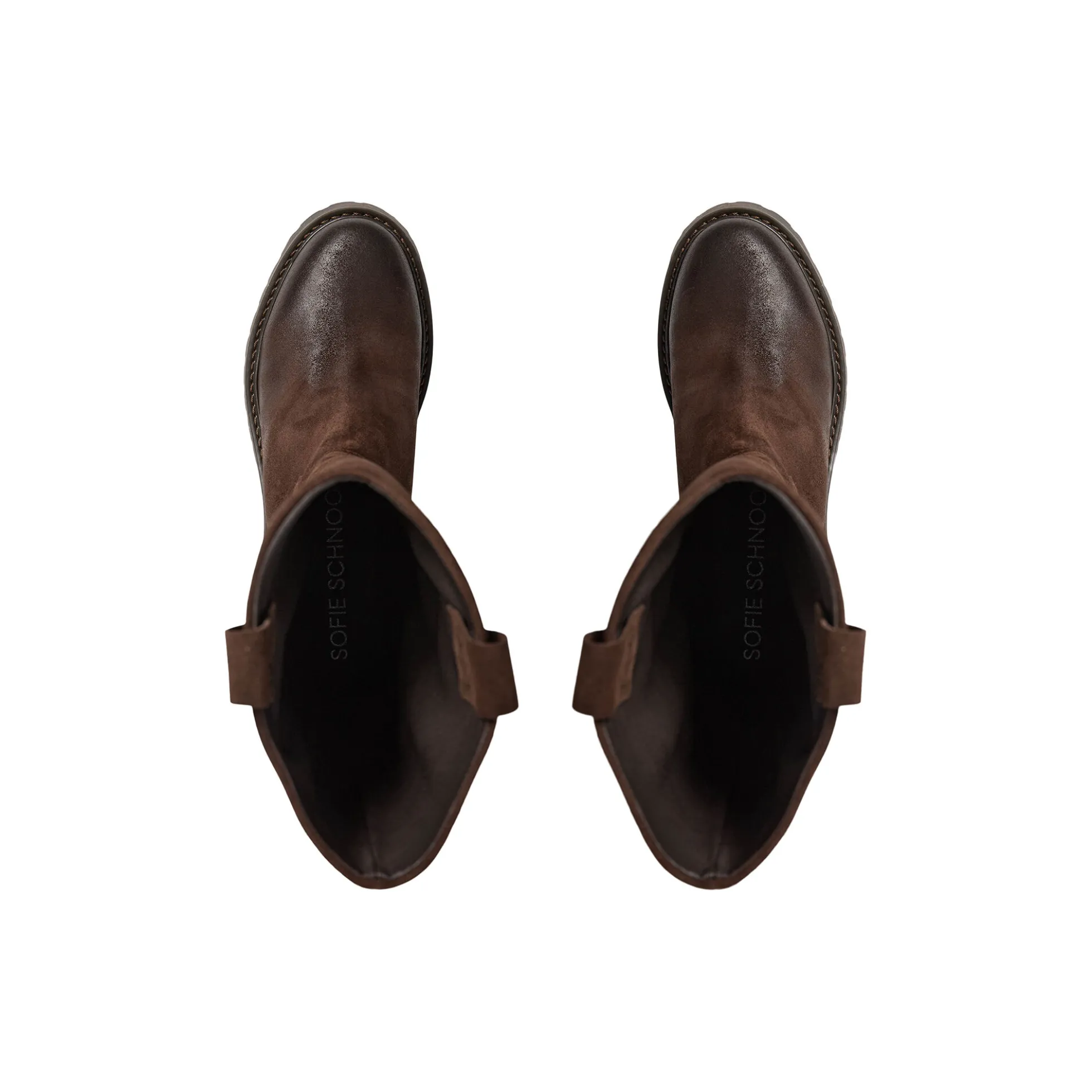 DITTESW KNEE HIGH BOOT, dark brown
