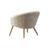 Ditzel loungestol, Moonlight/oiled oak