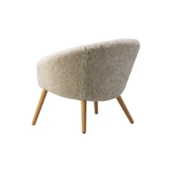 Ditzel loungestol, Moonlight/oiled oak