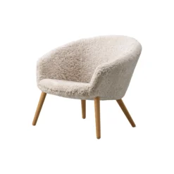 Ditzel loungestol, Moonlight/oiled oak