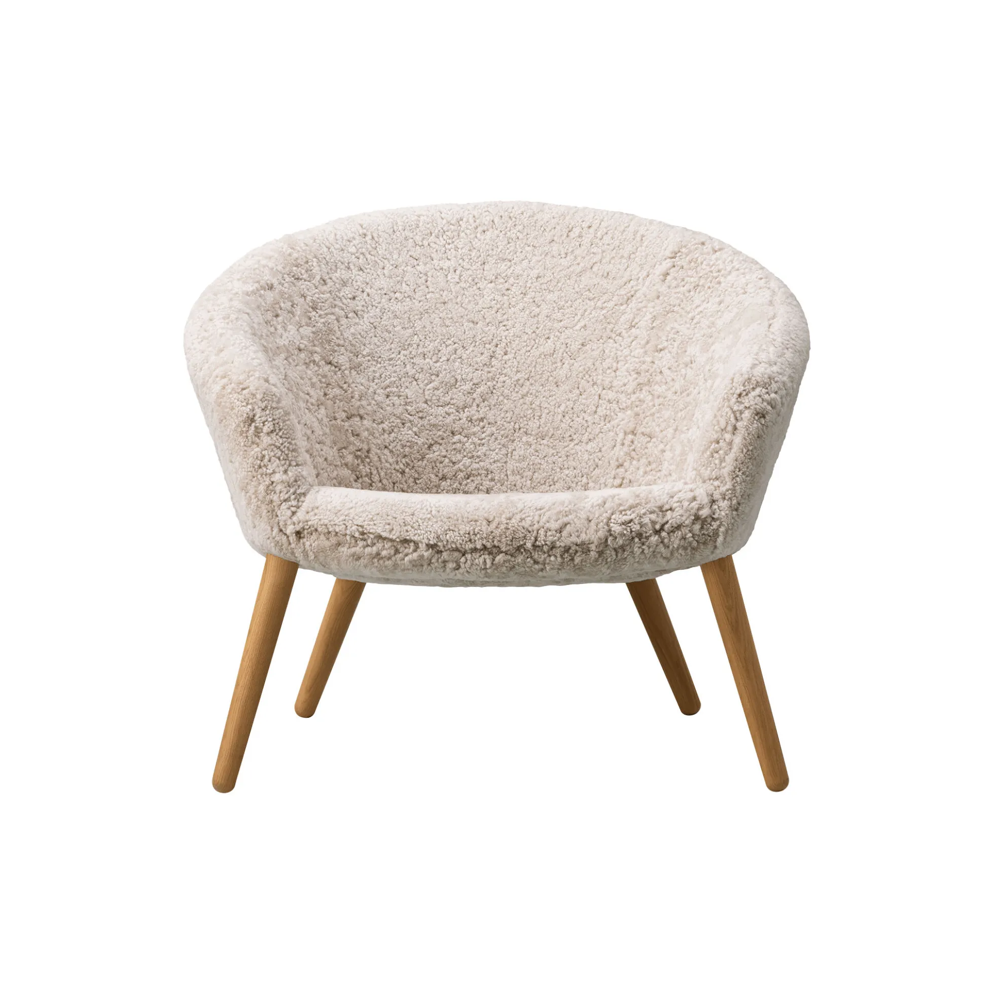Ditzel loungestol, Moonlight/oiled oak