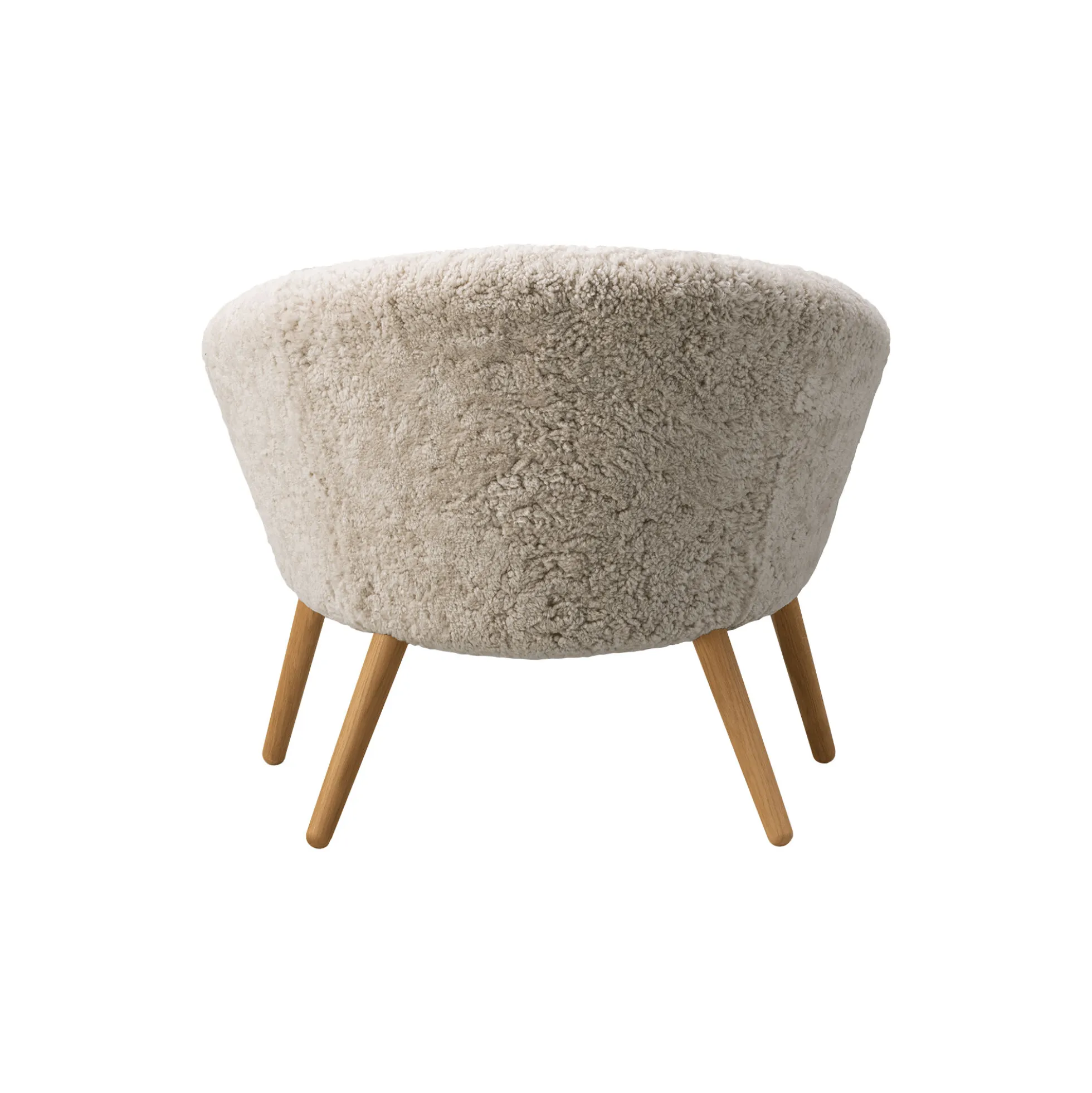 Ditzel loungestol, Moonlight/oiled oak