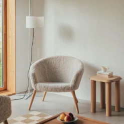 Ditzel loungestol, Moonlight/oiled oak