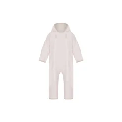 Doubleface Fleece Babysuit, rose powder/kit