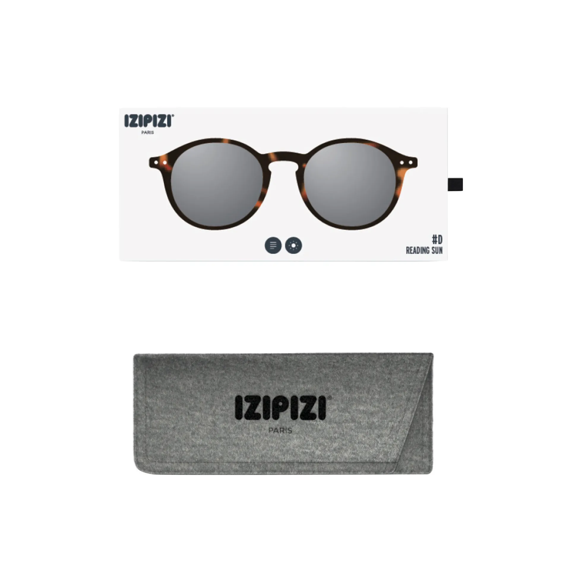 #D READING SUN solbriller, tortoise