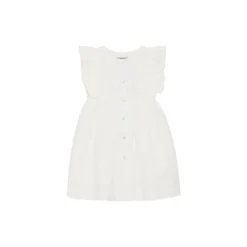 Dress SS Embroidery, antique white