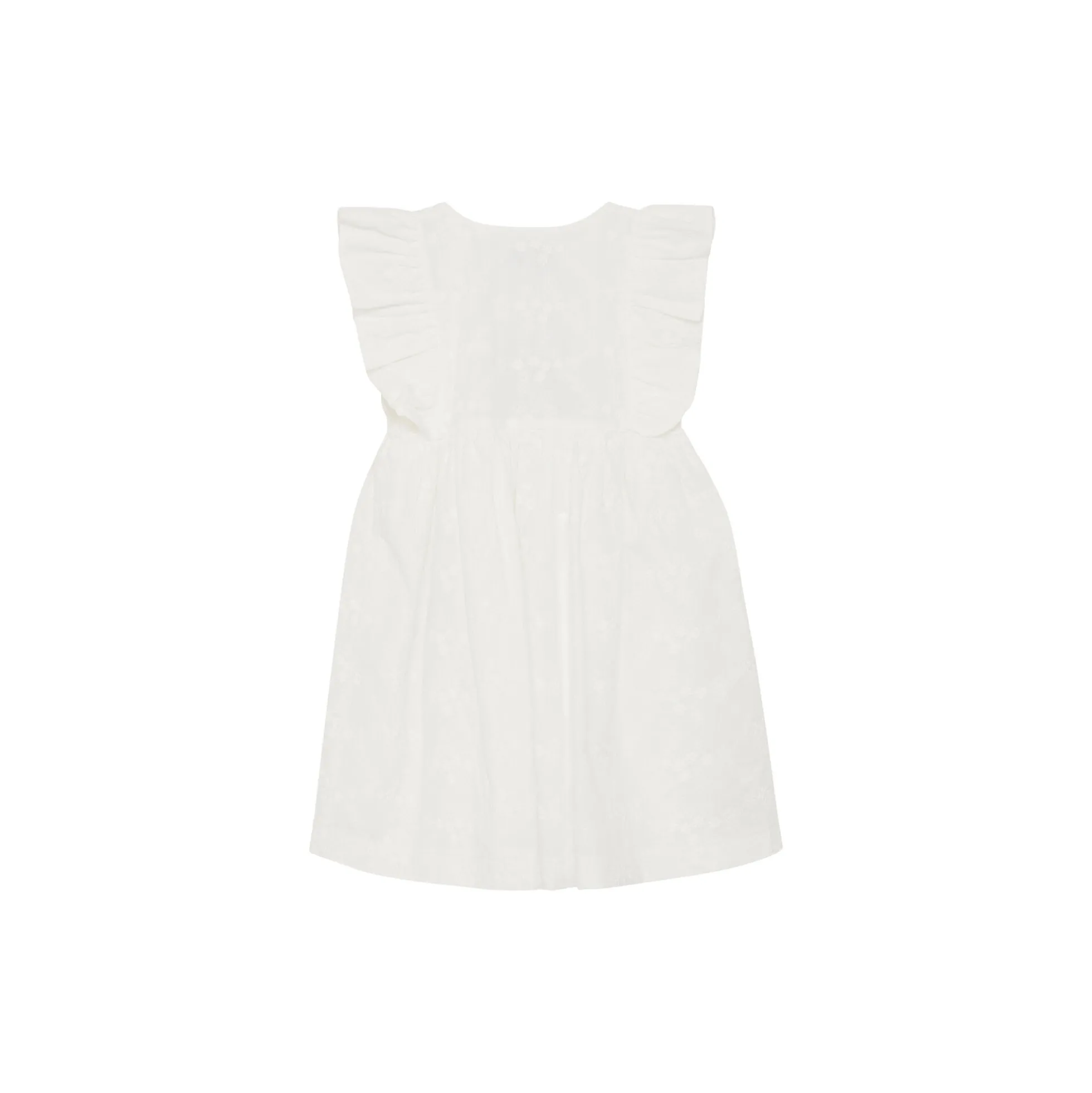 Dress SS Embroidery, antique white