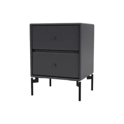 DRIFT natbord med ben, 04 anthracite/black