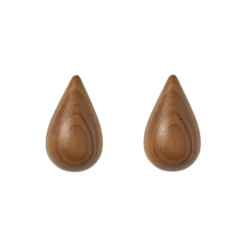 Dropit knage 2 stk., walnut