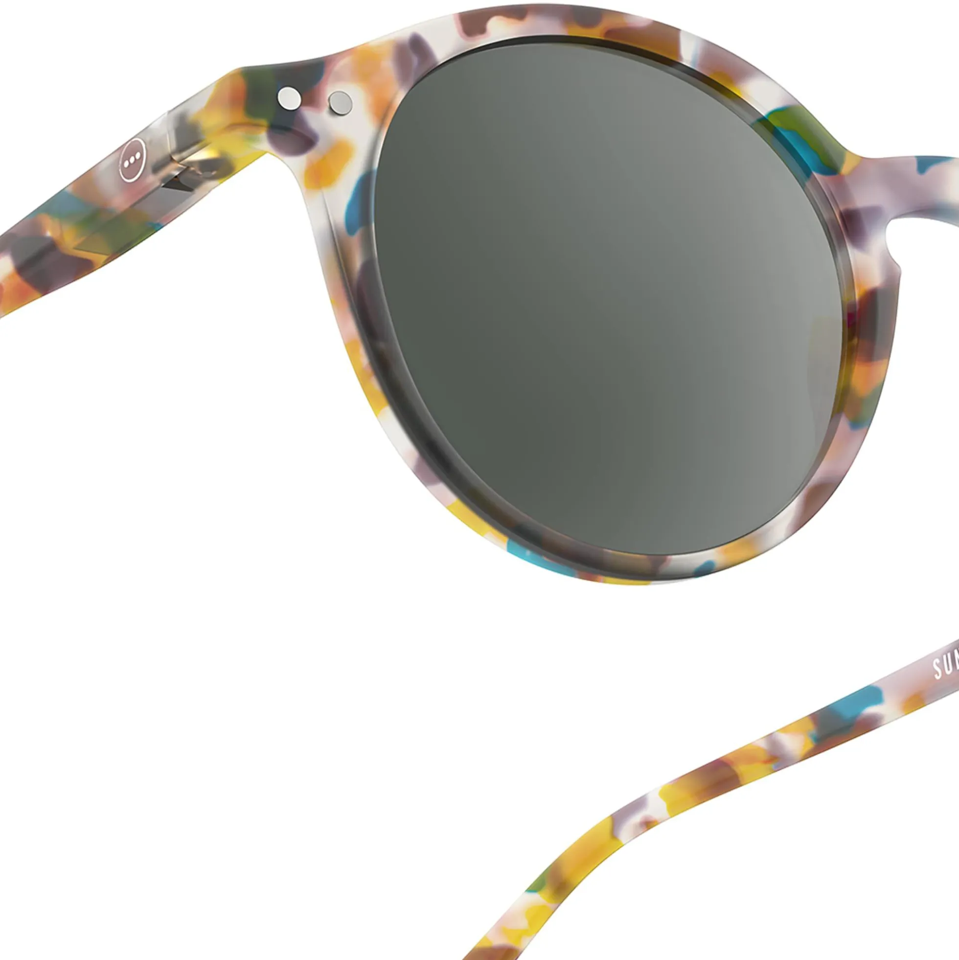 #D SUN solbriller, blue tortoise