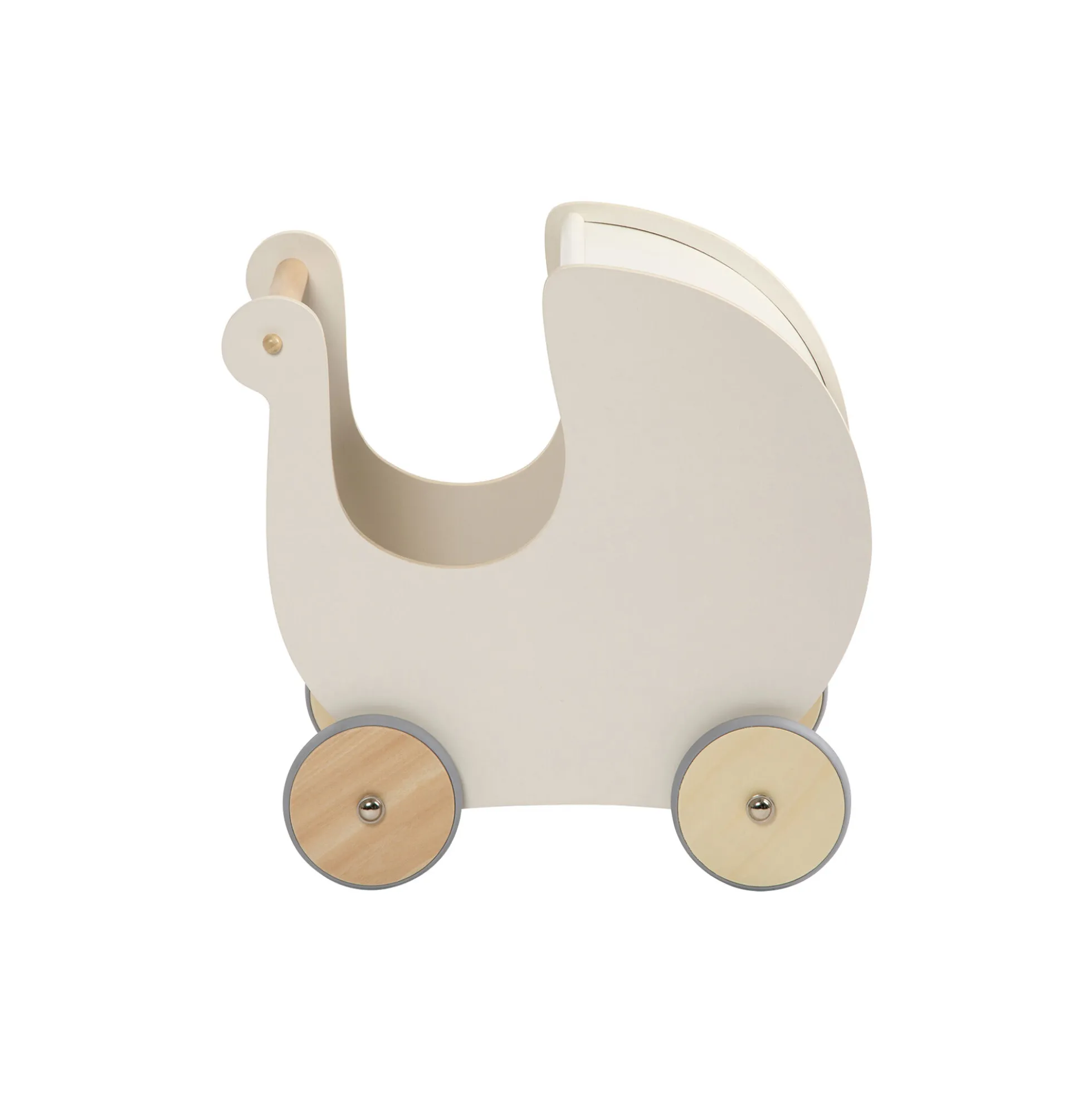 Dukkevogn, classic white