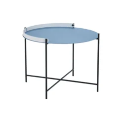 EDGE bakkebord, pigeon blue/white