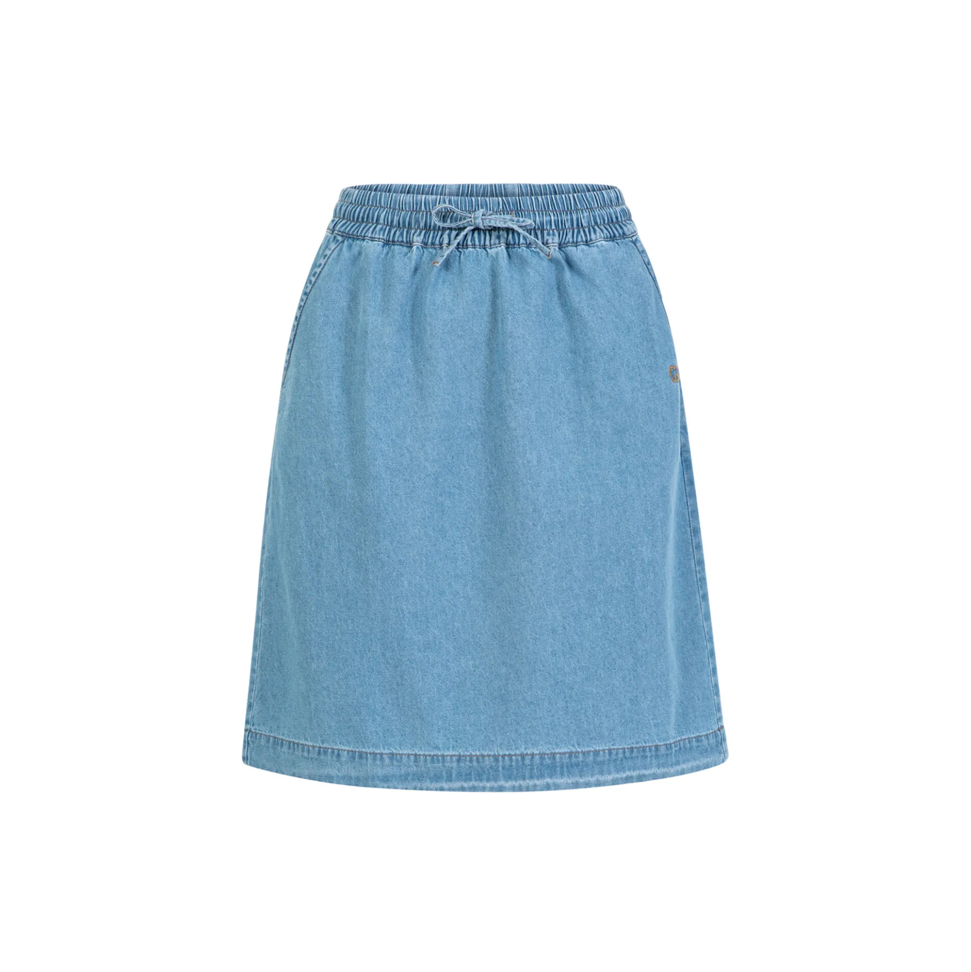 ELENORA denim skirt, light denim blue