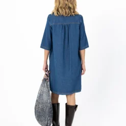 ELLIS denim dress, denim blue