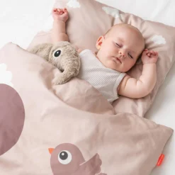 Elphee baby sengesæt, powder