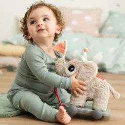 Elphee 2-i-1 trækdyr, sand