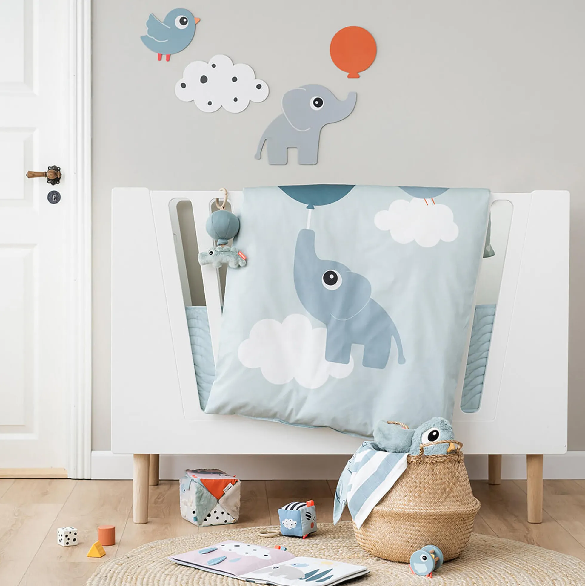 Elphee junior sengesæt, blue
