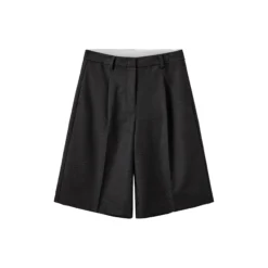 ELSYSW BERMUDA SUITING SHORTS, dark grey