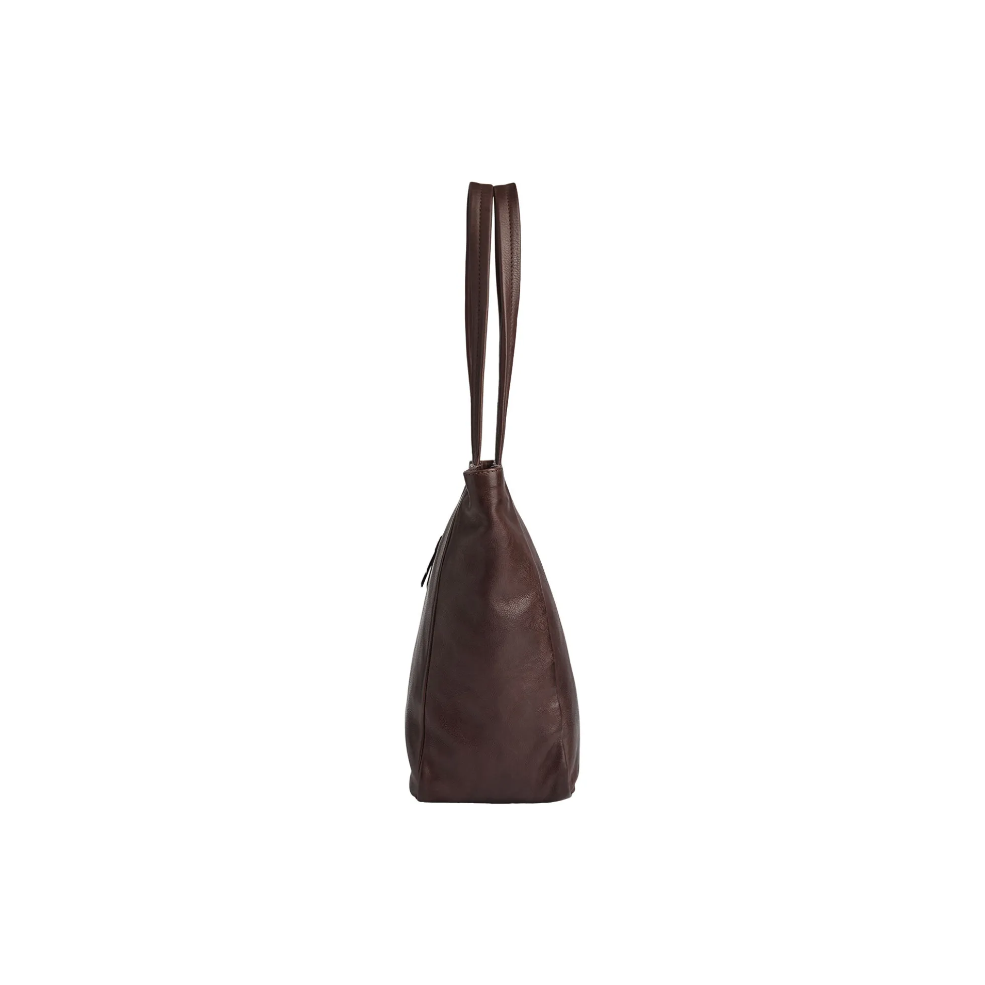EmberMBG Shopper Soft Vintage, chocolate brown w/br. gold