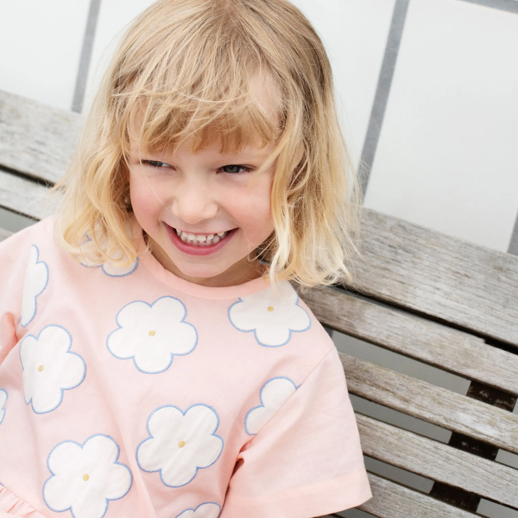 Embroidery Dress, peach