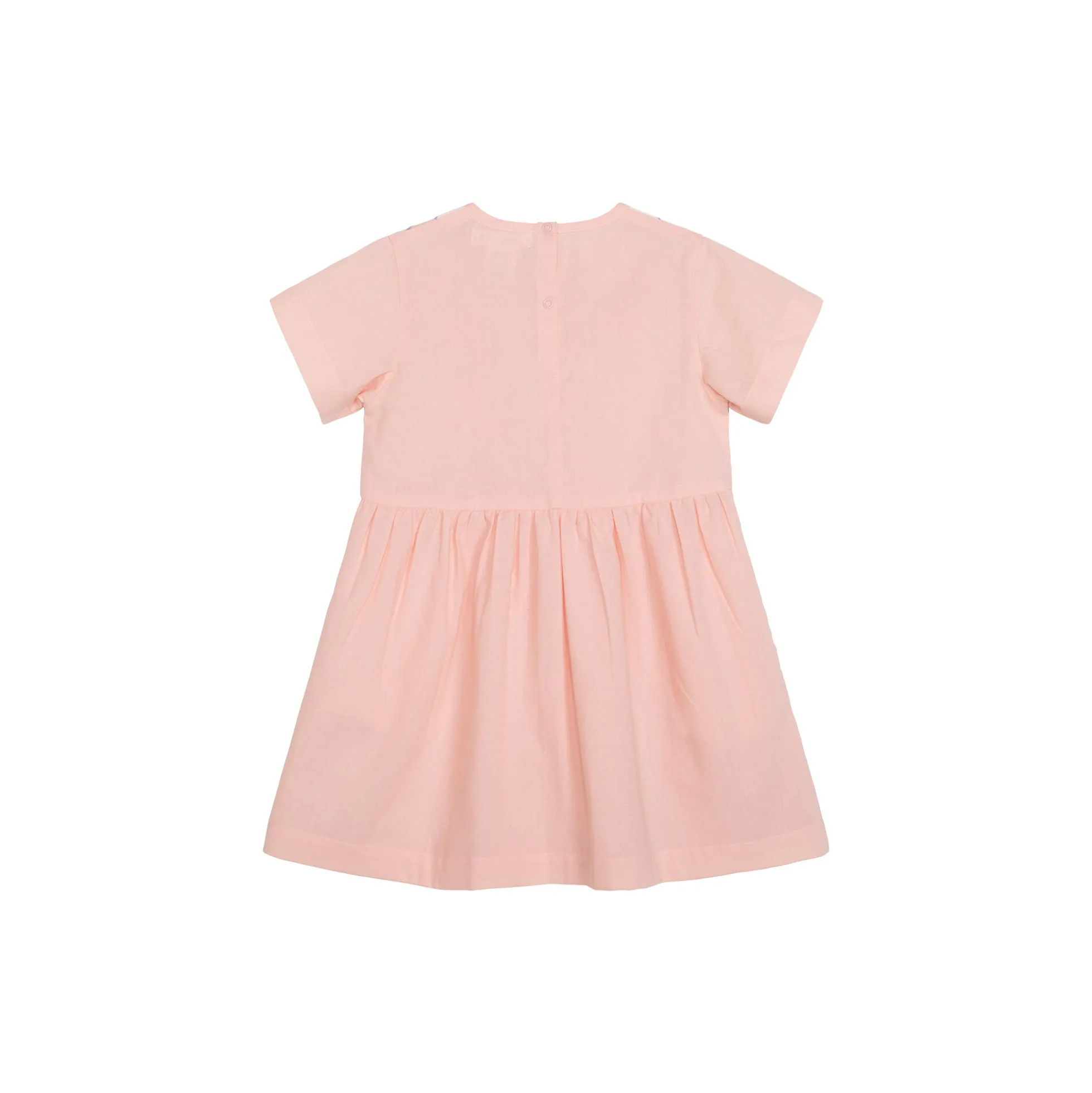 Embroidery Dress, peach