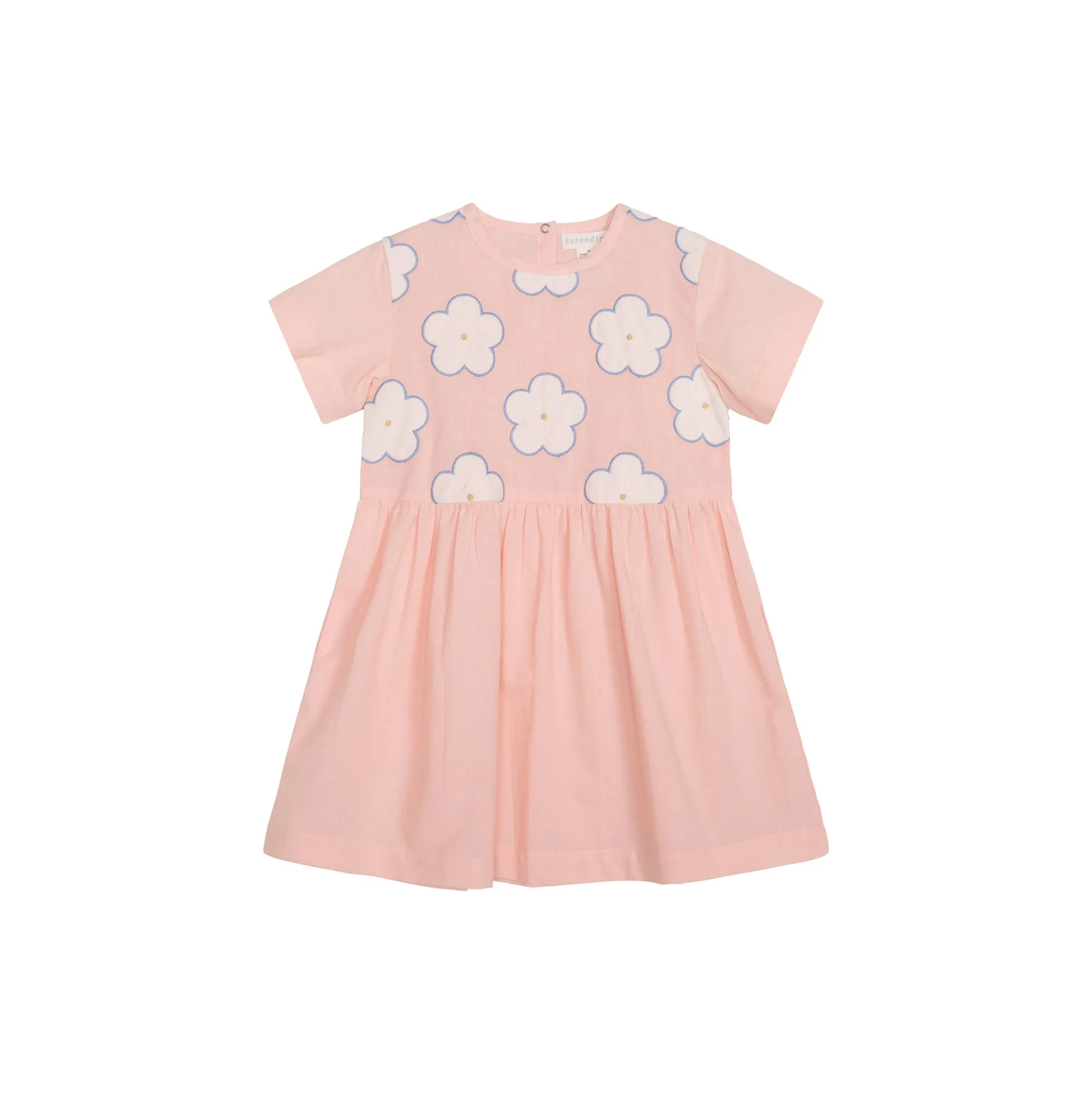 Embroidery Dress, peach