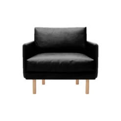 Emo lænestol, SemiAni Black/naturolieret eg