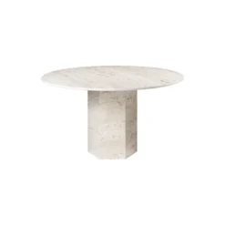 Epic Round Dining Table, neutral white
